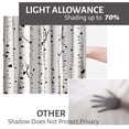 thumbnail image 6 of LALILO Kitchen Curtain Valance Birch Tree Forest Rod Pocket Window Curtain 52"x 18" Set of 2, 6 of 6