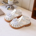 thumbnail image 2 of KPOPLK Girls Sandals for Kids Athletic Sport Sandals Outdoor Open Toe Summer Shoes for Toddler/Little/Big Kids Size 6.5,White, 2 of 6