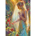 thumbnail image 1 of Pintura de diamante (DE8973) 5D DIY Square Wedding Girl Cross Stitch Craft 20X30cm FLhrweasw Nuevo, 1 of 1