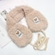 thumbnail image 2 of Orejeras de peluche con bonitos dibujos de osos para mujer, cálidas y plegables, para ciclismo, para invierno, 2 of 5