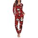 thumbnail image 2 of Conjunto de pijama de dos piezas con estampado navideño para mujer, ropa de dormir femenina, traje de manga larga, ropa de casa, ropa de estar por casa, otoño, envío directo, 2 of 4