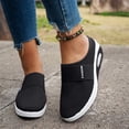 thumbnail image 5 of YOUYEDIAN Orthopedic Dress Shoes for Women Arch Support Slip on Non Slip Running Shoes Lightweight Mesh Stretch Business Casual Shoes Comfort 2026 Orthopedic Shoes (Black), 5 of 5