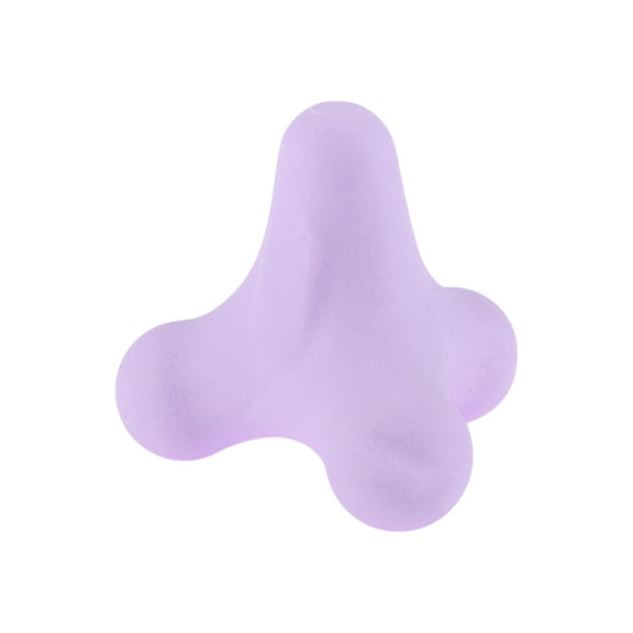 Unique Bargains 1 Pc Comfortable Four-corner Massage Ball 2.95"x2.68" Purple