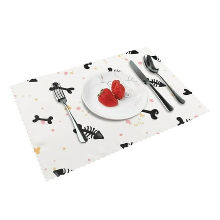 

Placemats Set Of 4 Cartoon Cat Animal Place Mats Washable Table Dinner Mats For Kitchen Dining Party Home Kitchen Decor 12X18 Inch