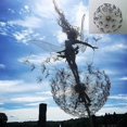 thumbnail image 1 of Garden Deco Fairies And Dandelions Dance Together Metal Lawn Landscape Sculpture, 1 of 6
