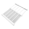 thumbnail image 2 of Tension Rod Shelf, 16.5in Width Cabinet Rod Rack Space Saving Multipurpose Adjustable Length Telescopic  For Closet 30-40cm / 11.8-15.7in Length,38-55cm / 15-21.7in Length,50-80cm, 2 of 8
