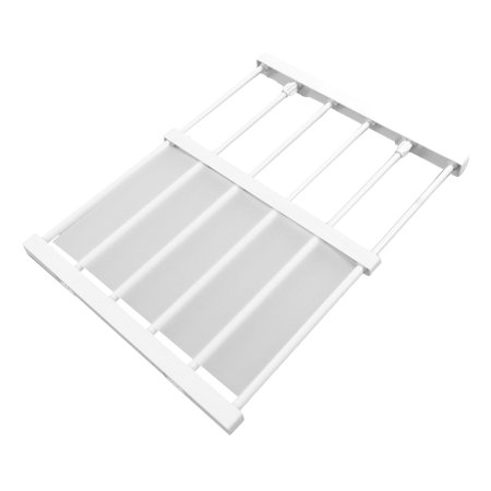 Cabinet Rod Rack,Tension Rod Shelf Adjustable Closet Tension Shelf ...