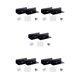 thumbnail image 1 of Eigraketly 2x Estante de pared flotante de acrílico Estante de exhibición pequeño para altavoz inalámbrico Negro Type2 NO2, 1 of 3