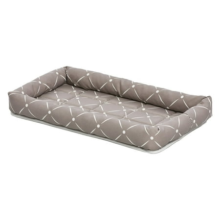 UPC: 0027773023746 | Midwest Homes for Pets QuietTime Couture Ashton Bolster Dog Bed / Ideal for Dog Crates