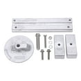 thumbnail image 2 of Kit de ánodo de aluminio, kit de ánodo de aluminio 818298A Ánodo de aluminio con pestaña de ajuste plana Ánodo de aluminio para barra exterior Uso conveniente, 2 of 9