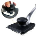 thumbnail image 5 of BBQ Grill Brush for Grate Cleaning with 2 Extra Replacement Heads, Stainless Steel Hand - Brand-Man Grills, 5 of 7