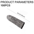 thumbnail image 2 of Dinheiro 100 PCS Dedales Protectores de Cortes, Fundas para Dedos para Cortes, Guantes para Extender la Vida, Antideslizantes, Reutilizables, 2 of 8