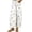 White, variant on Barrel Jeans for Women Y2k Floral Printed Jeans for Women Trendy Baggy Boyfriend Wide Leg Ruffled Stretchy Denim Pants White S