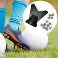 thumbnail image 1 of 12 piezas Boot de fútbol Studs de fútbol Tornillo de rosca de césped 5 mm Dia Nylon Firma molido Non Slip Football Spikes Reemplazo, 1 of 8