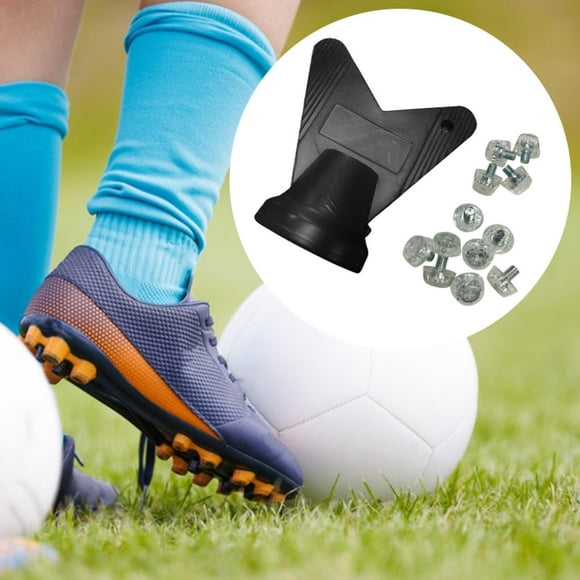 12 piezas Boot de fútbol Studs de fútbol Tornillo de rosca de césped 5 mm Dia Nylon Firma molido Non Slip Football Spikes Reemplazo