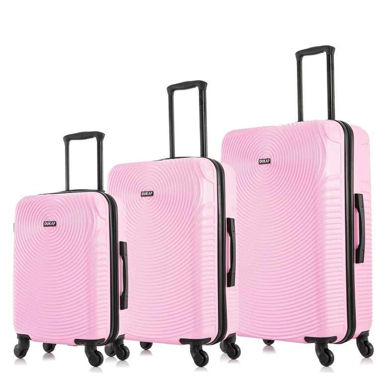 DUKAP Inception 3-Piece Hardside Luggage Sets with Spinner Wheels