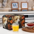 thumbnail image 6 of Kdxio Vintage Colorful Flower Puppy Print Toaster Cover Bread Machine Cover Fits for Most Standard 2 Slice Toasters,Keep Toaster Free From Dust And Fingerprint Oven Dustproof Cover, 6 of 7
