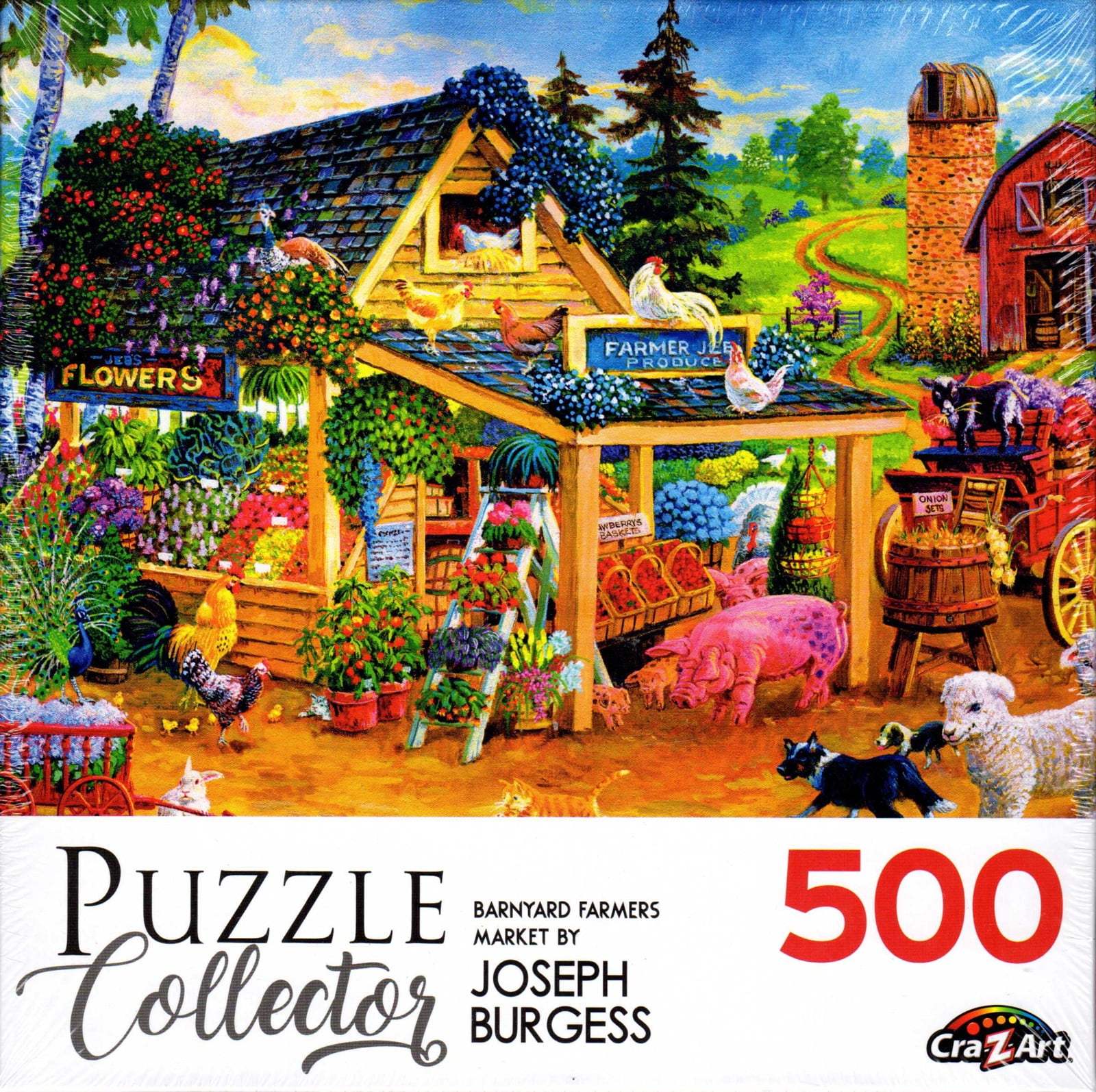 500 Piece Jigsaw Puzzle Puzzlebug Cra-Z-Art On The Farm 