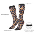 thumbnail image 4 of Honeii Gingerbread Delights Print Long Socks,Novelty Design Socks Gift for Men and Women,Crew Socks,Calf Socks, 4 of 6
