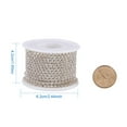 thumbnail image 4 of Brass Rhinestone Strass Chains Rhinestone Cup Chains with Spool Silver Color Plated Crystal 2.6mm about 10yards/roll, 4 of 6