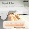 thumbnail image 2 of HOROW T0338W Elongated One Piece Toilet With Bidet Toilet Seat ADA Height MAP 1000g 12'' Rough-in, 2 of 9