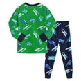 thumbnail image 5 of Hessimy Toddler Boys Girls Spring Summer 2Pcs Long Sleeve Sweatshirt Tops Pants Soft Casual Clothes Sweatsuit, Soft Casual Sweat(Green,8-9 Years), 5 of 6