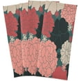 thumbnail image 2 of Soft Absorbent Reusable Kitchen Towels, Set of 4|28x18 in, Peony Rose Dining Kitchen Living Room Tea Towels Dish Towels Decorative Towels Washcloth Gift, 2 of 7