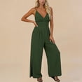 thumbnail image 4 of CHUMUD Women's Wide Leg Jumpsuits Pleated Sleeveless Cocktail Formal Jumpsuit Pants for Dressy, 4 of 6