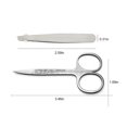 thumbnail image 3 of Eyebrow Scissors Multiuse Makeup Scissors Nose Scissors with Eyebrow Tweezers, 3 of 8