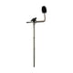 thumbnail image 1 of Soporte de platillo de metal de fácil instalación ajustable con varilla en L para salpicaduras y choques 48 cm, 1 of 9