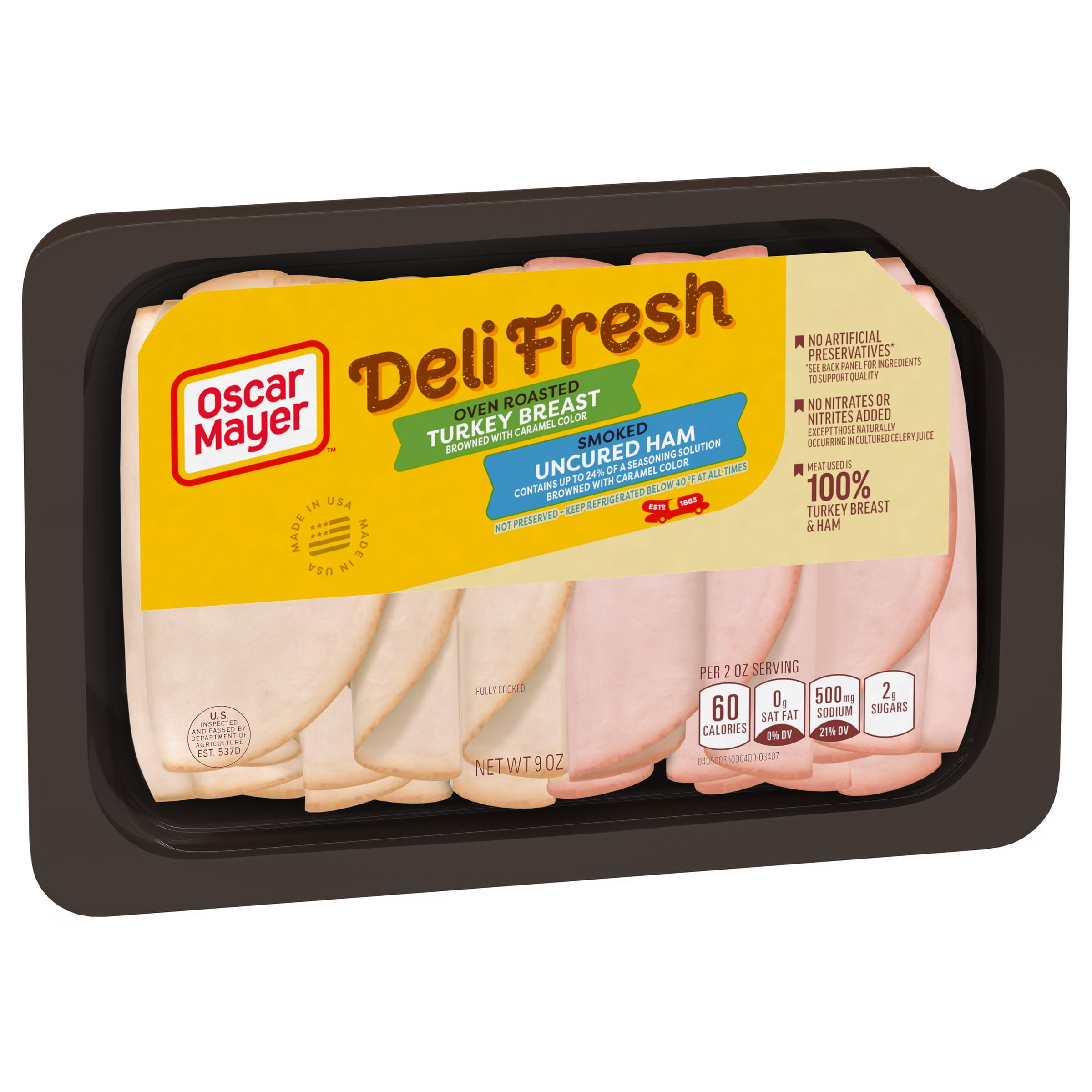 Oscar Mayer Deli Fresh Oven Roasted Turkey Breast, Browned with Caramel  Color, Sliced Lunch Meat, 3 ct. Pack, 9 oz. Trays Reviews 2024