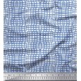 thumbnail image 1 of Soimoi Velvet Fabric Check & Geometric Print Fabric by The Yard 58 Inch Wide, 1 of 5