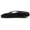 thumbnail image 3 of Shaw's Lamborghini Aventador Matt Black "Furious 7" (2015) Movie "Fast & Furious" Series 1/24 Diecast Model Car by Jada, 3 of 5