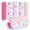 Pink, variant on Baby Washcloths, Momcozy Ultra Soft Absorbent Towel, 8pcs Newborn Bath Face Towel
