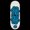 Blue, variant on Yellowood Fingerboard Deck - Logo Blue, 32mm