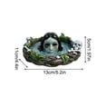 thumbnail image 3 of Halloween Party Decorations, Halloween Party Decorations, Halloween Skeleton, Glow in The Dark Decorations, Light Up Water Ghost Skull Ashtray Night Light, 5X4.5X2 Inch Resin, 3 of 5