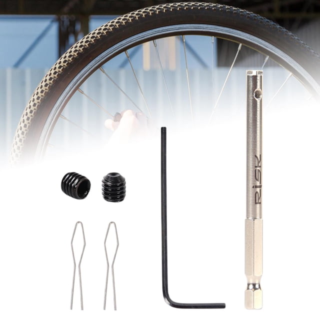 Bike Spoke Insertion Tool Anti-Rust Cycling Spokes Driver Tool Removal ,