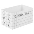 thumbnail image 4 of 20 cajas de papel para empaquetar pasteles, sándwiches, comida, regalos de fiesta para tostadas de desayuno (blanco y negro), 4 of 6