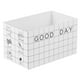 thumbnail image 4 of 20 cajas de papel para empaquetar pasteles, sándwiches, comida, regalos de fiesta para tostadas de desayuno (blanco y negro), 4 of 6