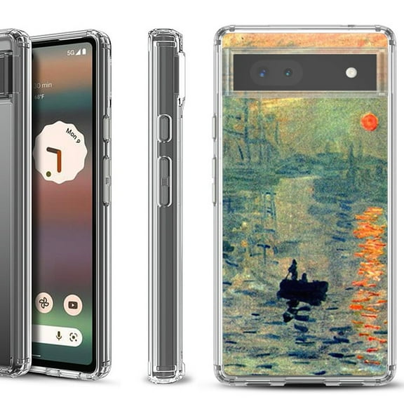 Shockproof Bumper Phone Case for Google Pixel 6a, by OneToughShield ® - Sunrise Impression