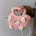 thumbnail image 2 of Handmade Woven Bag Crochet Handbag Hand Knitted Hand Bag Homemade DIY Material Bag, 2 of 7