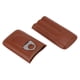 thumbnail image 3 of Estuche De Cuero Para Cigarros, Soporte Para Cigarros De Cuero Insípido Con Tratamiento Mate De Microfibra Respetuoso Con El Medio Ambiente Para Exteriores Anggrek Otros, 3 of 8