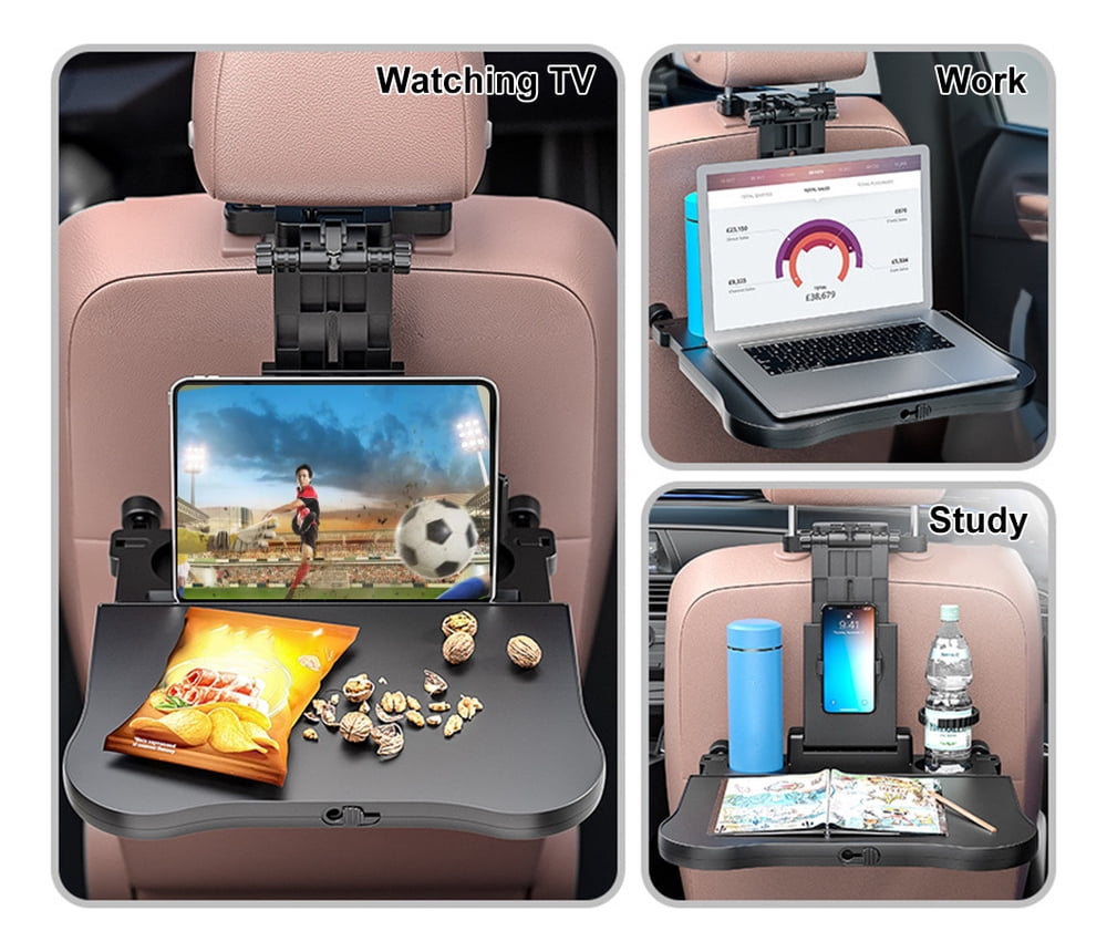 Applicable to Car Table Adjustable Multifunctional Folding Seat, Tray