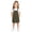F4 Army Green, variant on Curuila Toddler Child Girls Suspenders Dress With Pocket Solid Color Square Neck Sleeveless Summer Comfort Casual Dresses Army Green Size 4-5 Years