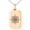 Rose, variant on Stainless Steel Nautical Chaim Compass Engraved Small Rectangle Dog Tag Charm Pendant Necklace