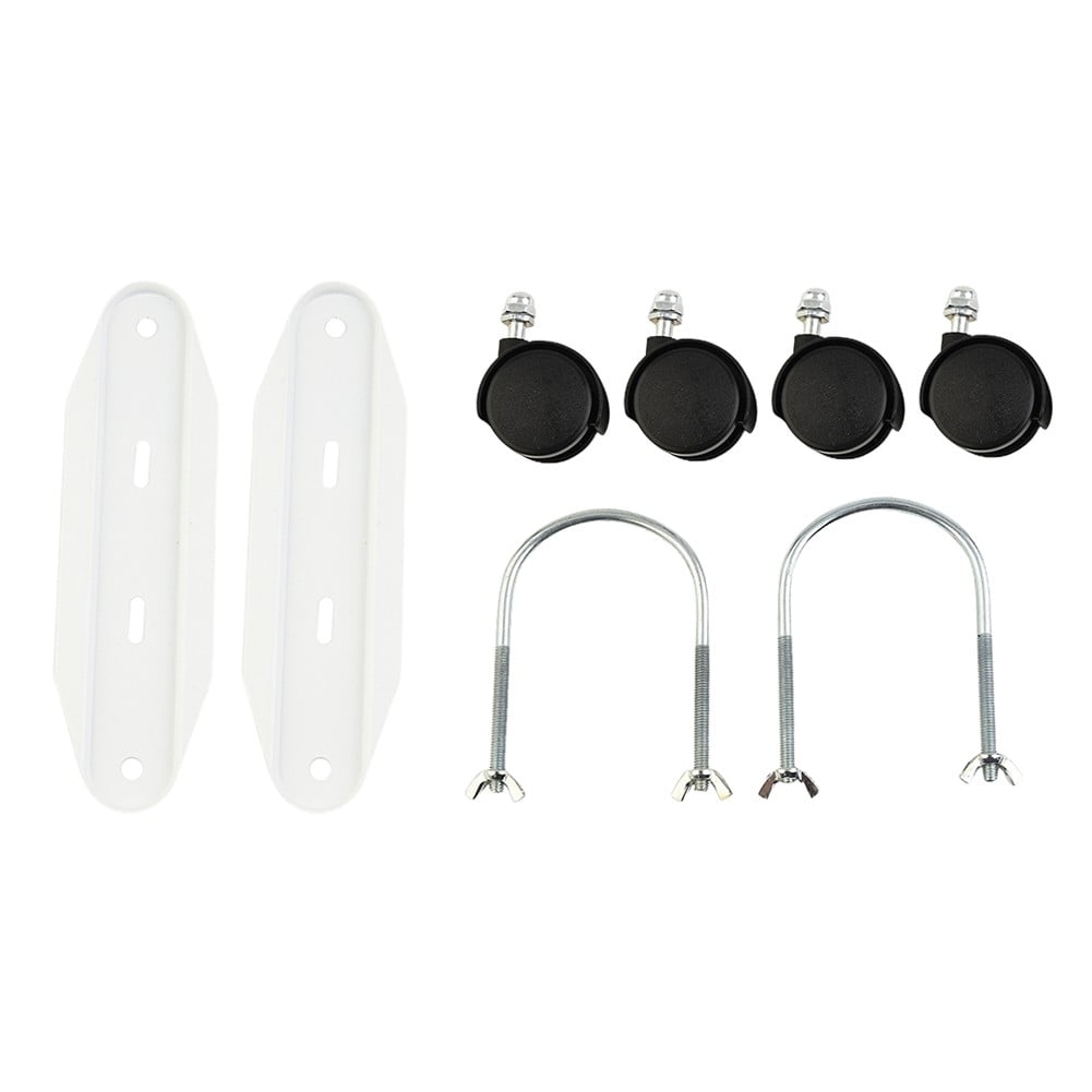 2Pcs Electric Heater Casters Stand Electric Heater Support Radiator Mobile Pulley Bracket Caster Base Wheel Radiator Caster