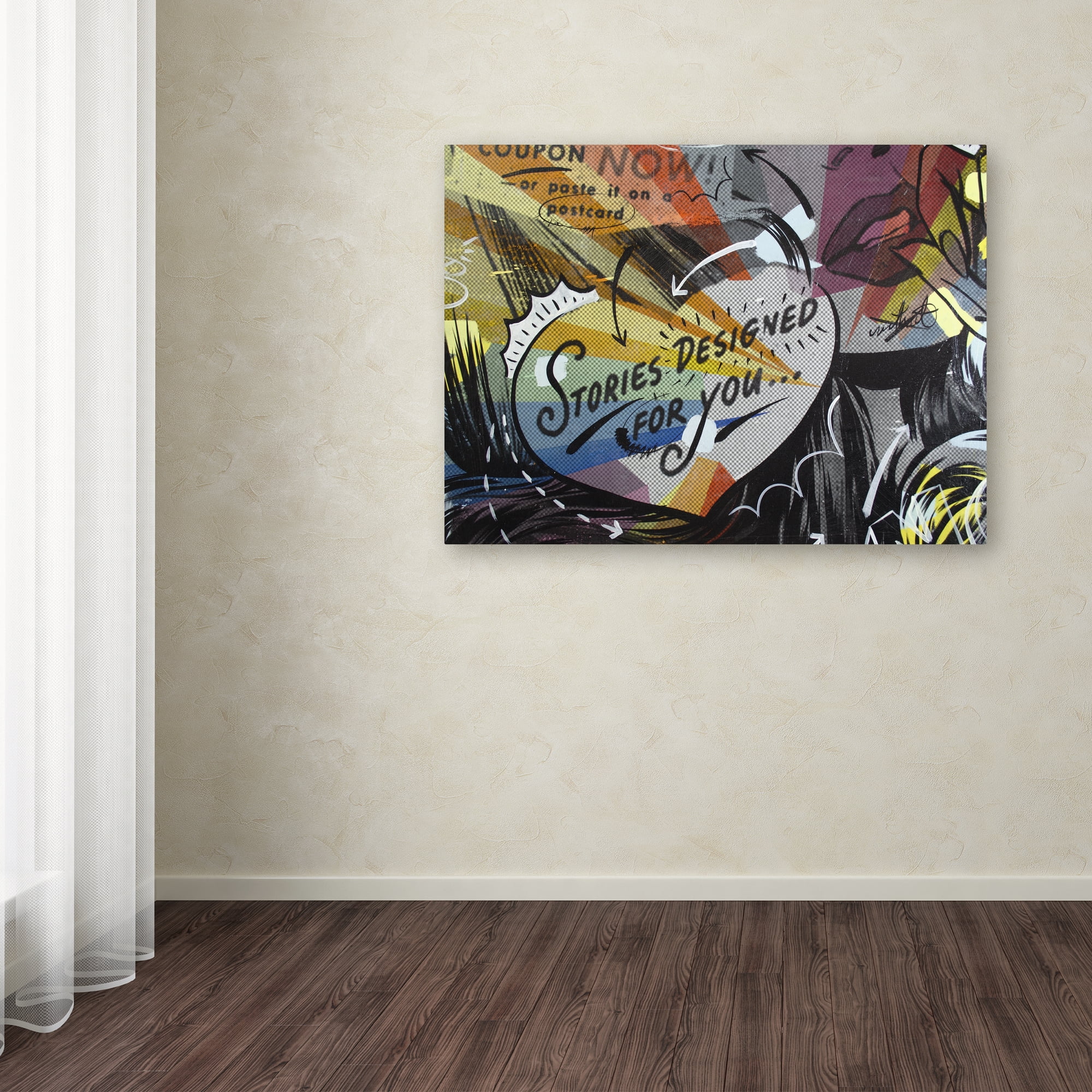Trademark Fine Art "Coupon Stories" Canvas Art by Dan Monteavaro