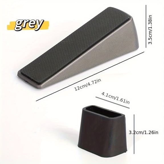 Heavy Duty Metal Door Stop with Storage Box | Door Stop Wedge | Fits any door and floor | Strong and durable design