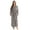 Grey, variant on Just Love Velour Robe Bath Robes for Women Maxi Length (Black, Medium)