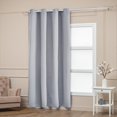 thumbnail image 7 of Ctnporpo Curtains Silver Grey Faux Silk Curtains Gray Curtains for Bedroom 34 X 84 Inch Room Darkening Satin Drapes/Curtains Thermal Insulated Window Curtains for Living Room, 7 of 7